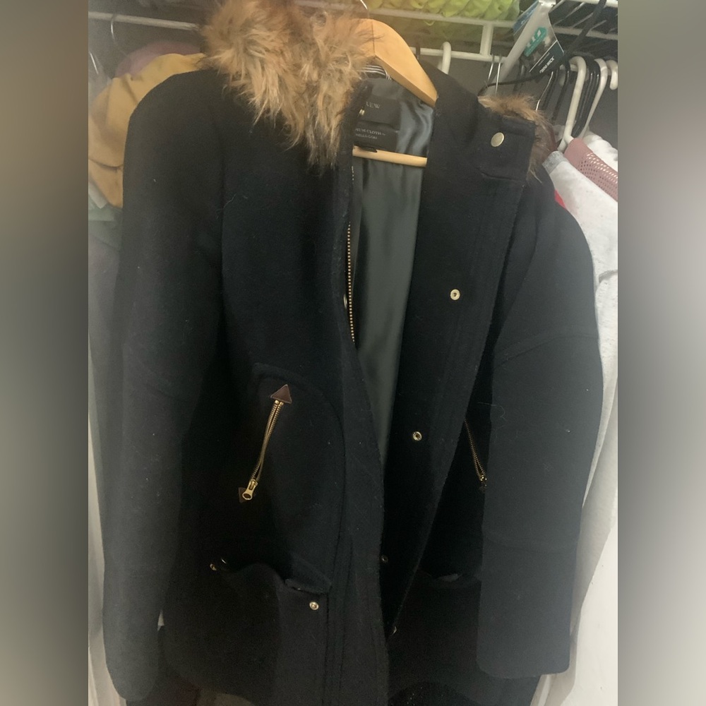 J. Crew Chateau Parka in Italian Stadium-Cloth Wool